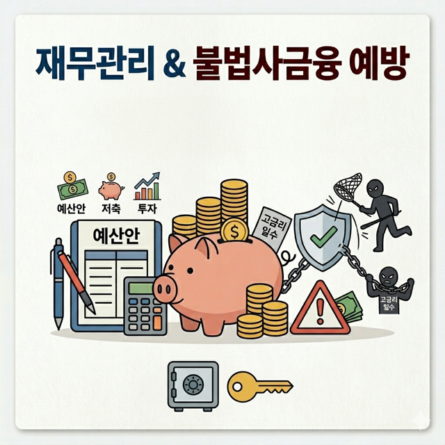 [수료증 발급과정] 재무관리 및 불법사금융예방 이미지